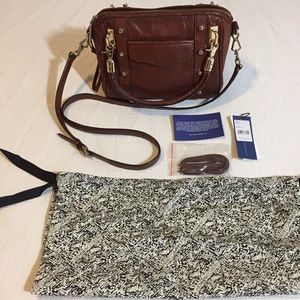 *SOLD* Rebecca Minkoff Mini Cupid Mahogany Satchel